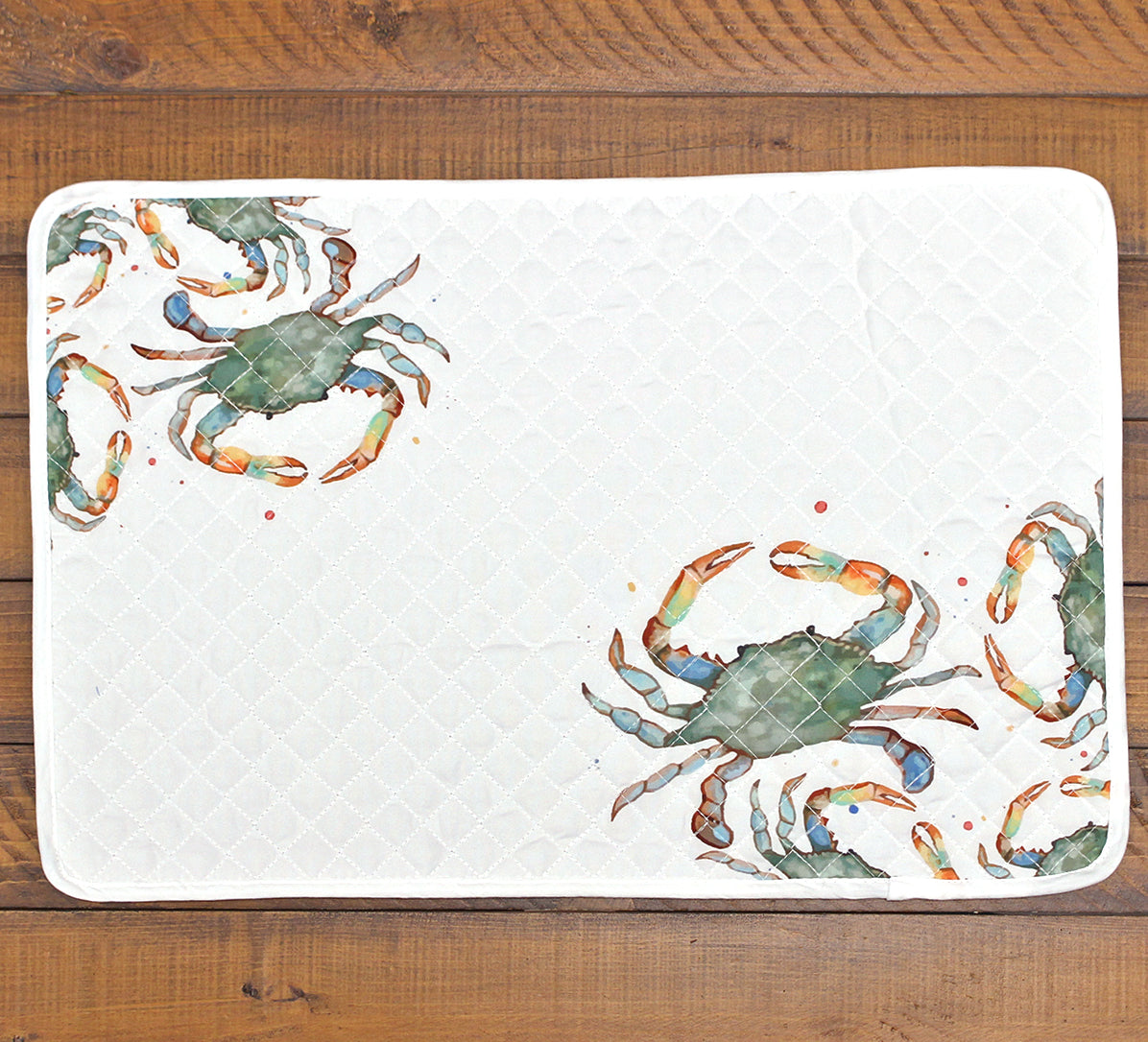 Watercolor Blue Crab / Placemat - Route One Apparel