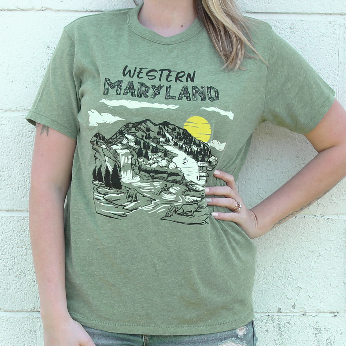 Western Maryland (Vintage Pine) / Shirt - Route One Apparel