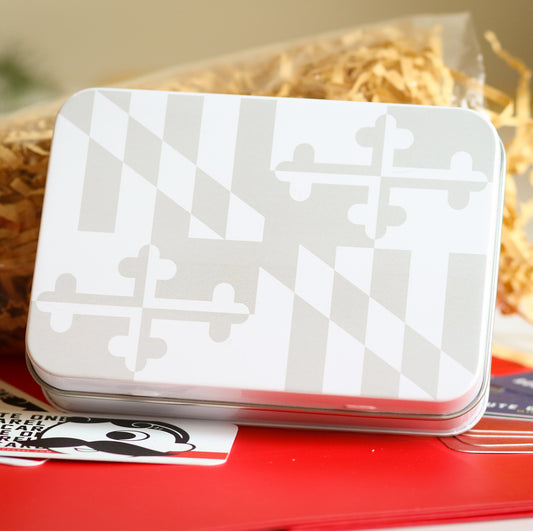 Whitescale Maryland Flag / Gift Card Tin - Route One Apparel