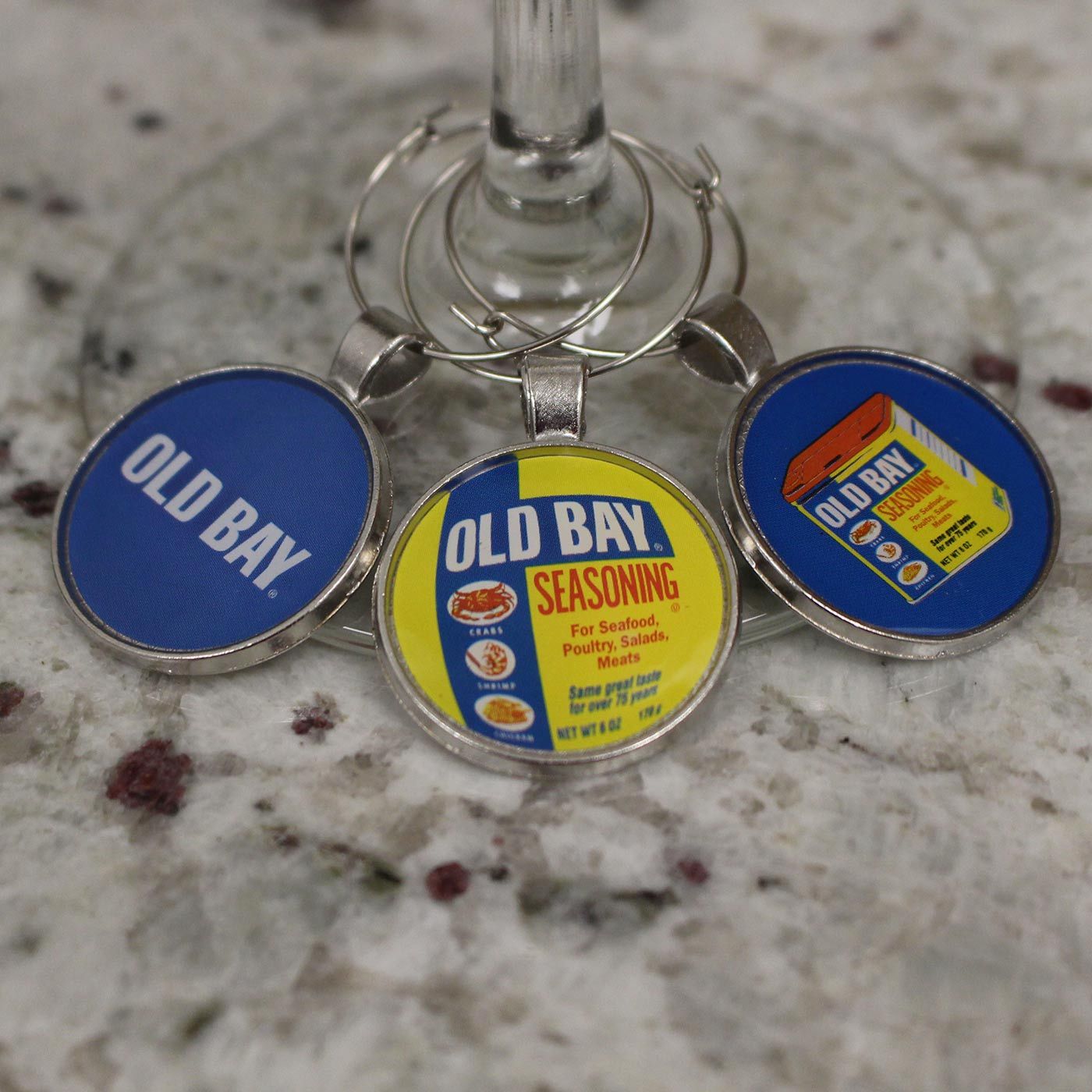 Old Bay Wine Charms (Set of 6) - Route One Apparel