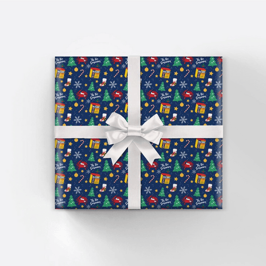 Old Bay "Tis' the Seasoning" (Blue) / Gift Wrap - Route One Apparel