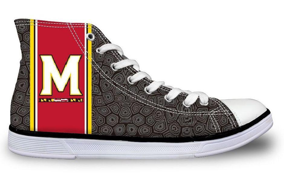 UMD "M" Logo and Turtle Shell Hightop / Shoes - Route One Apparel