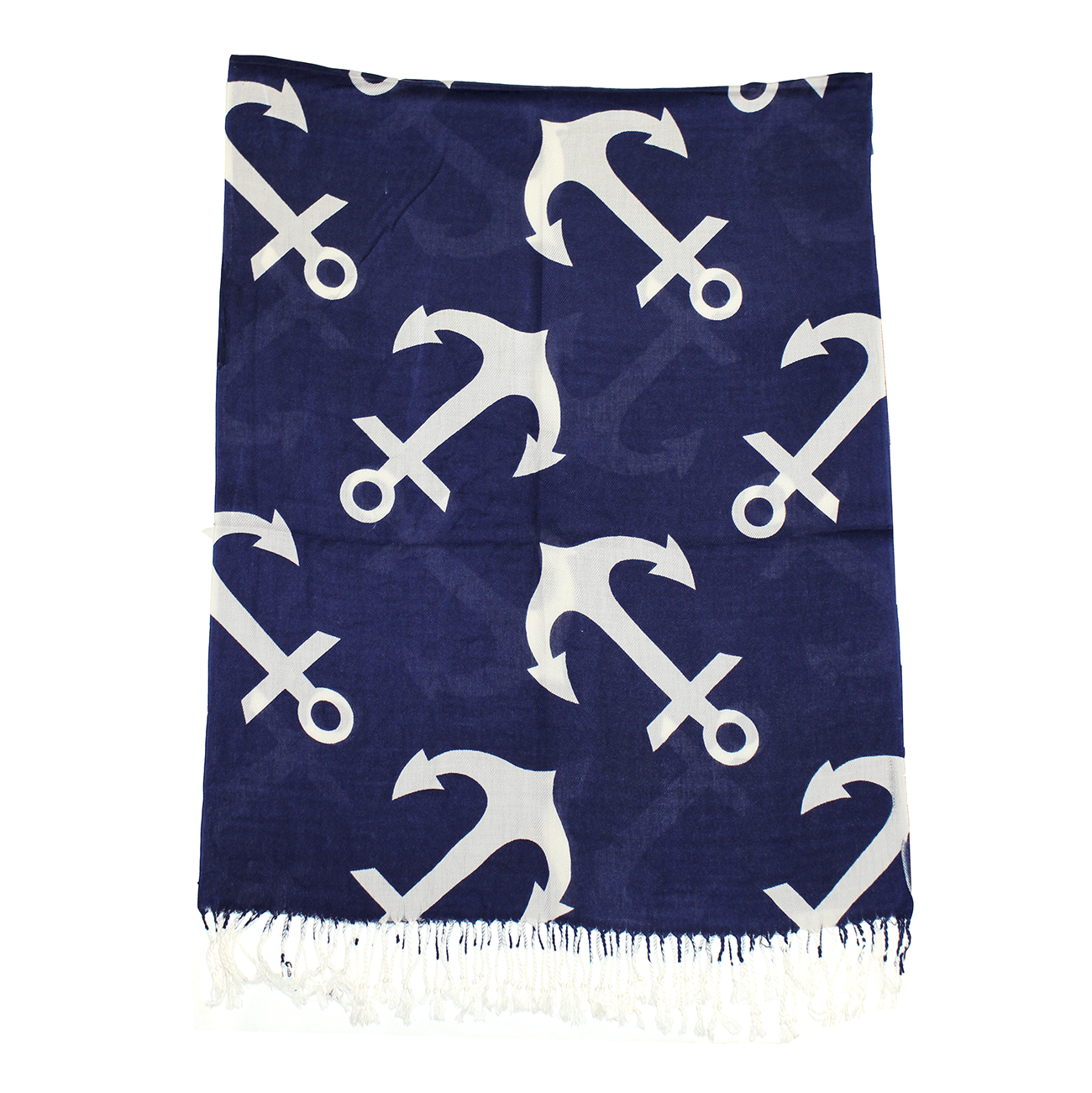 Nautical Anchor (Blue) / Scarf - Route One Apparel