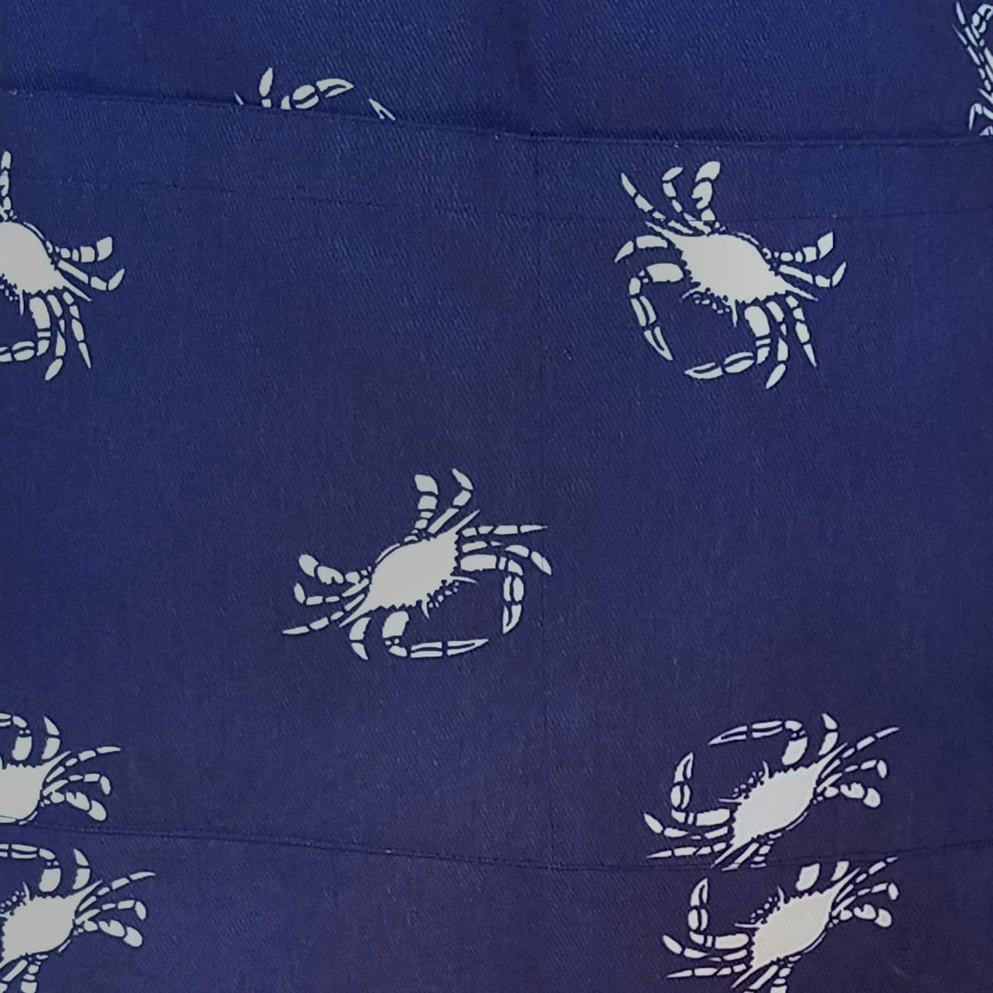 Blue Crab (Navy) / Half Waist Apron - Route One Apparel