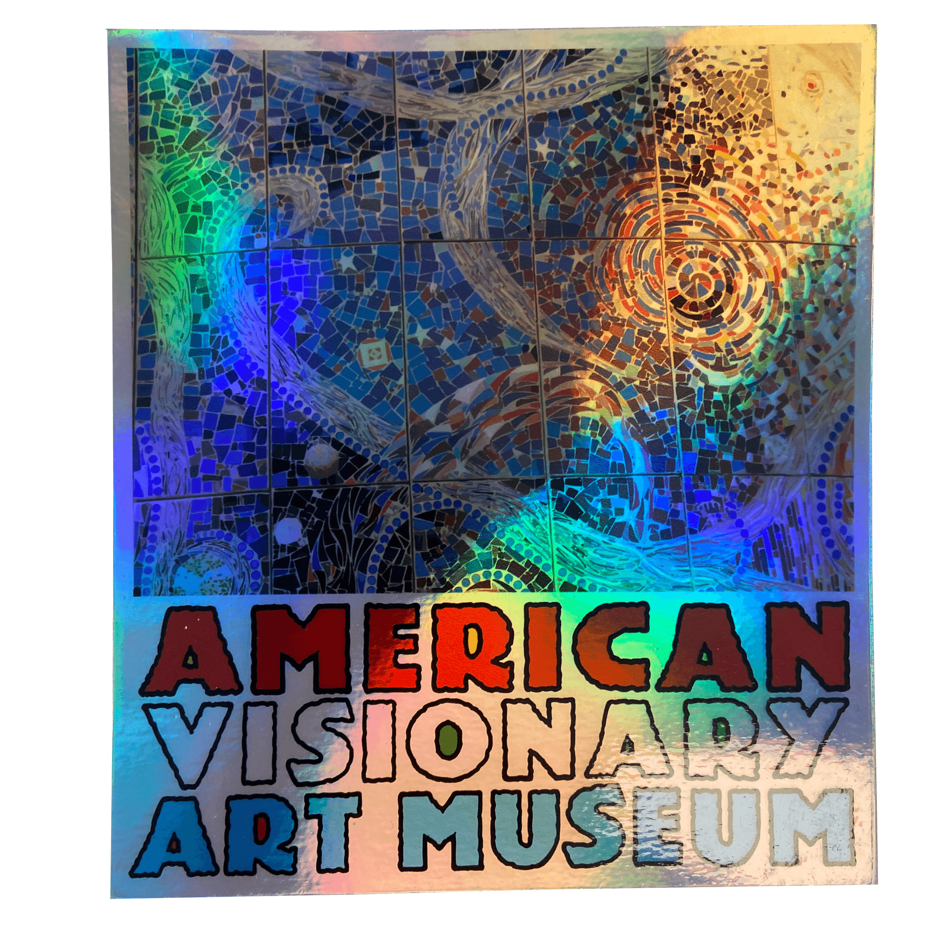 AVAM Mosaic / Holographic Sticker - Route One Apparel