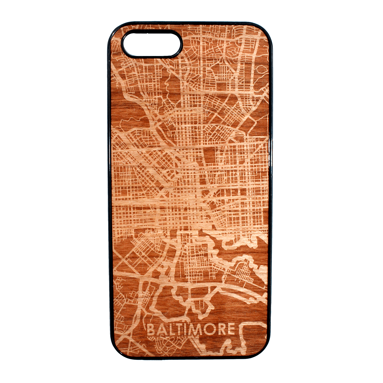 Baltimore Maryland Map / iPhone 5 Case - Route One Apparel