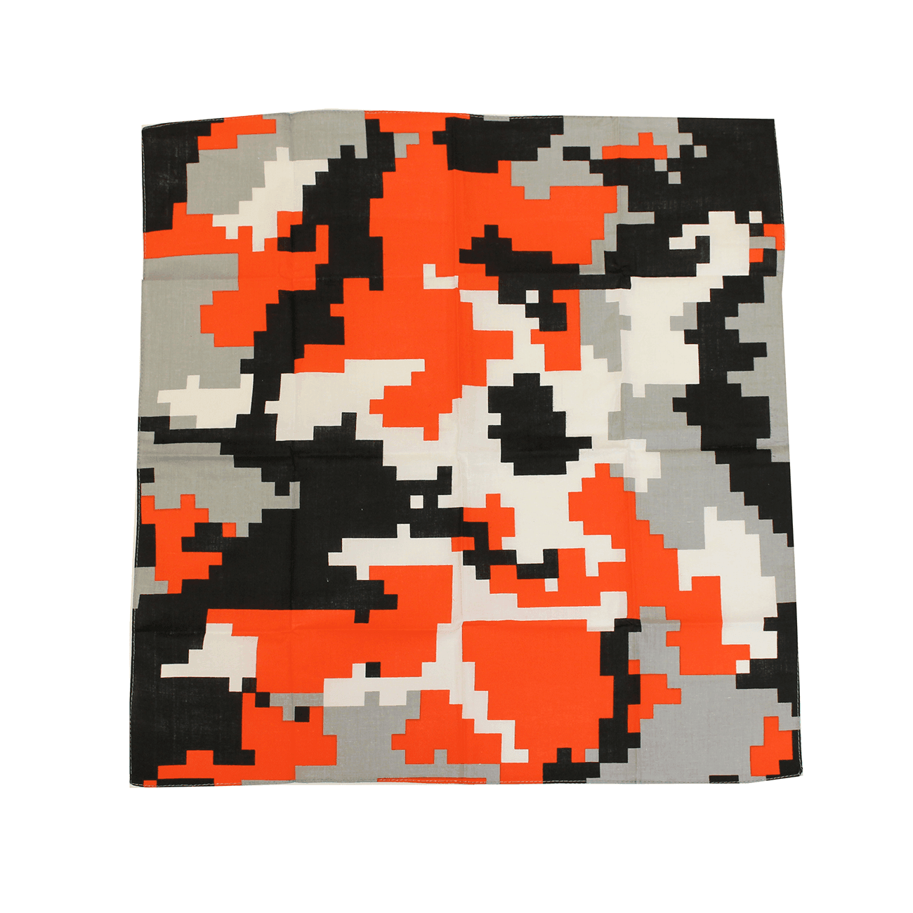 Baltimore Black & Orange Digi Camo / Bandana (22 x 22 inch) - Route One Apparel