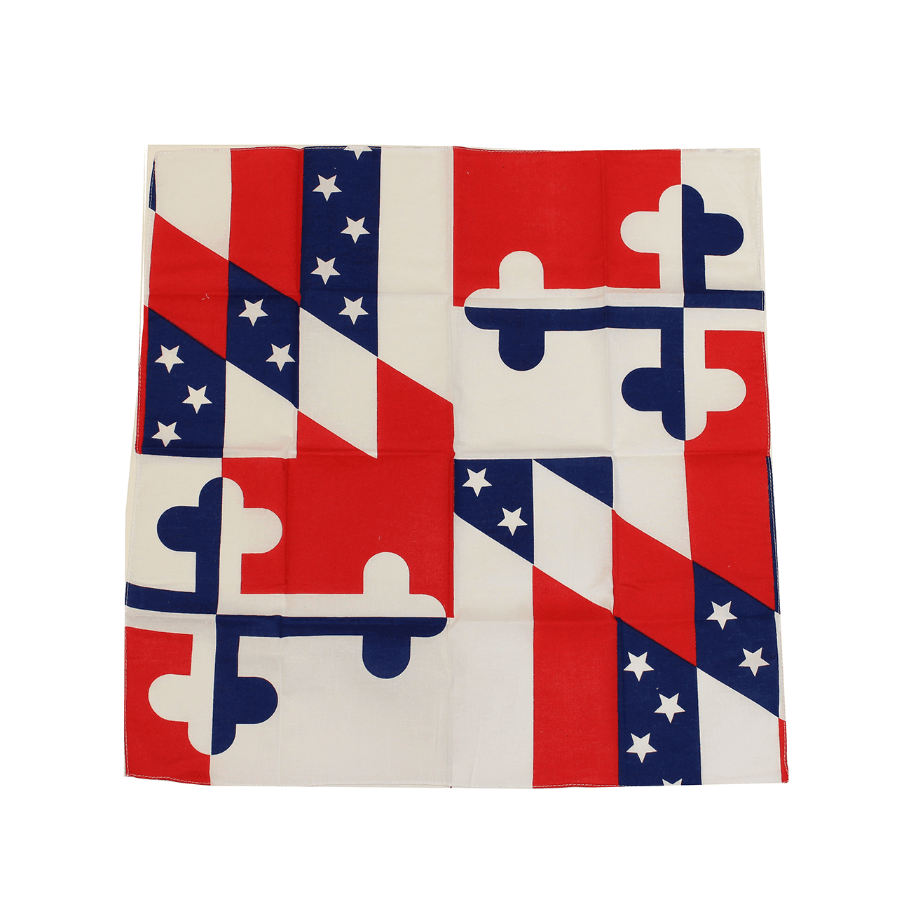 America in Miniature Maryland Flag / Bandana (22 x 22 inch) - Route One Apparel