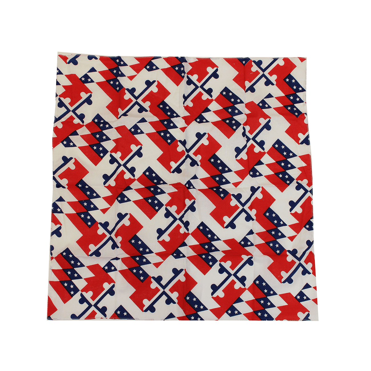 America in Miniature Maryland Flag / Bandana (22 x 22 inch) - Route One Apparel