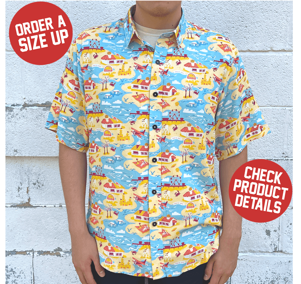 Down the Ocean / Hawaiian Shirt - Route One Apparel