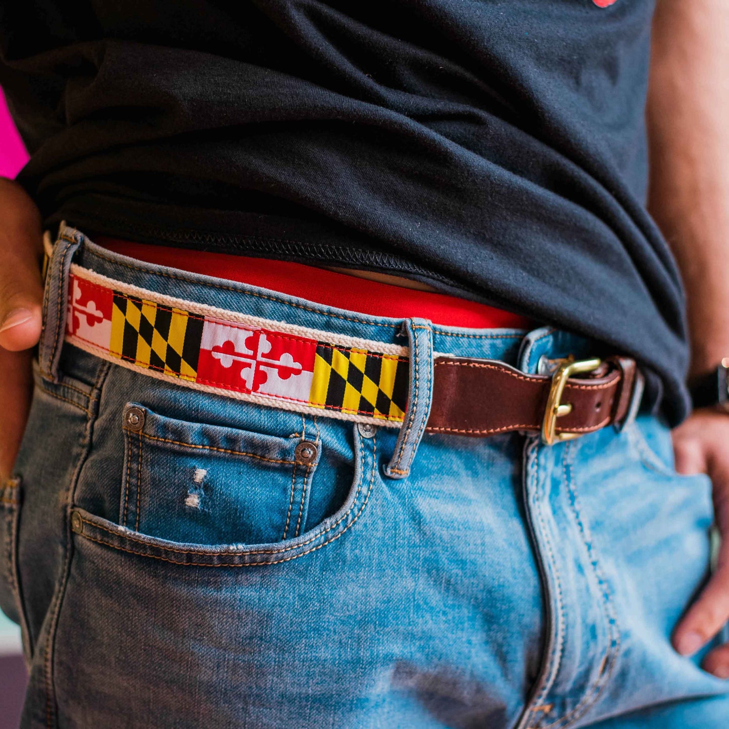 Maryland Flag / Belt - Route One Apparel