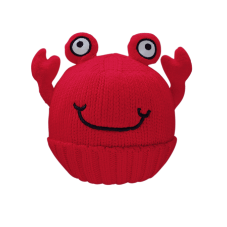 Crab Head (Red) / Baby Hat - Route One Apparel