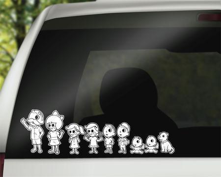 Bohtimore Happy Family / Sticker Set - Route One Apparel