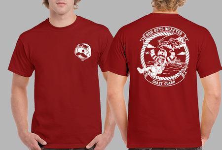 Natty Boh Coast Guardsman Gets Drafted (Red) / Shirt - Route One Apparel