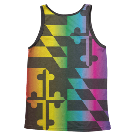 *COMING SOON* Rainbow Maryland Flag / Tank - Route One Apparel