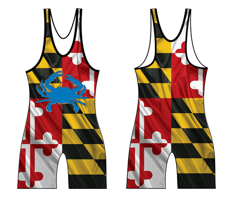 Ripped Crab Maryland Flag / Wrestling Singlet - Route One Apparel