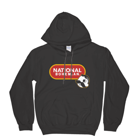 National Bohemian Beer (Black) / Hoodie - Route One Apparel