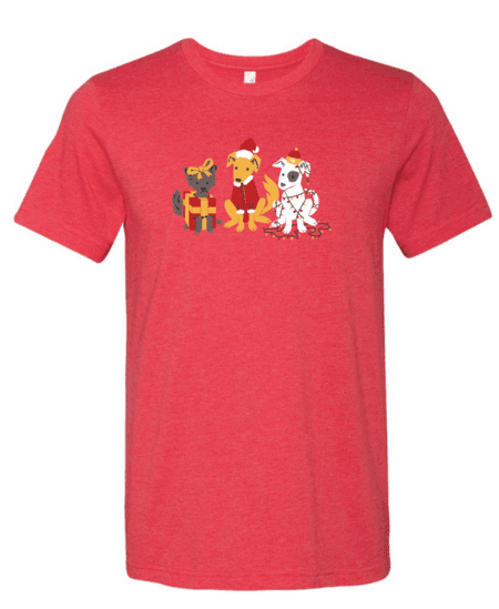 Happy Howli-days (Heather Red) / Shirt - Route One Apparel