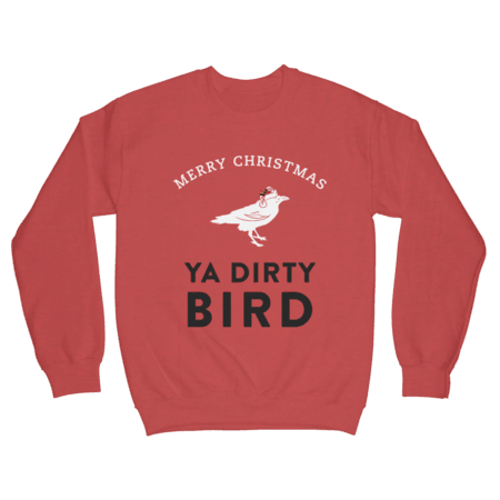 Ya Dirty Bird (Red) / Crew Sweatshirt - Route One Apparel