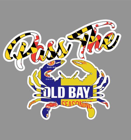 Pass the Old Bay / Sticker - Route One Apparel