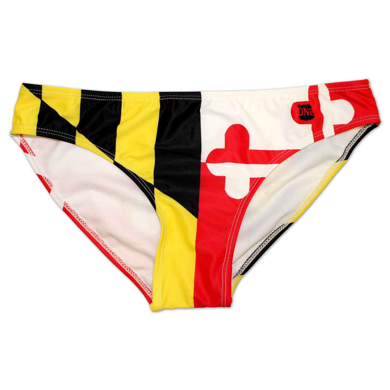 Maryland Flag / Full Bikini Bottom - Route One Apparel
