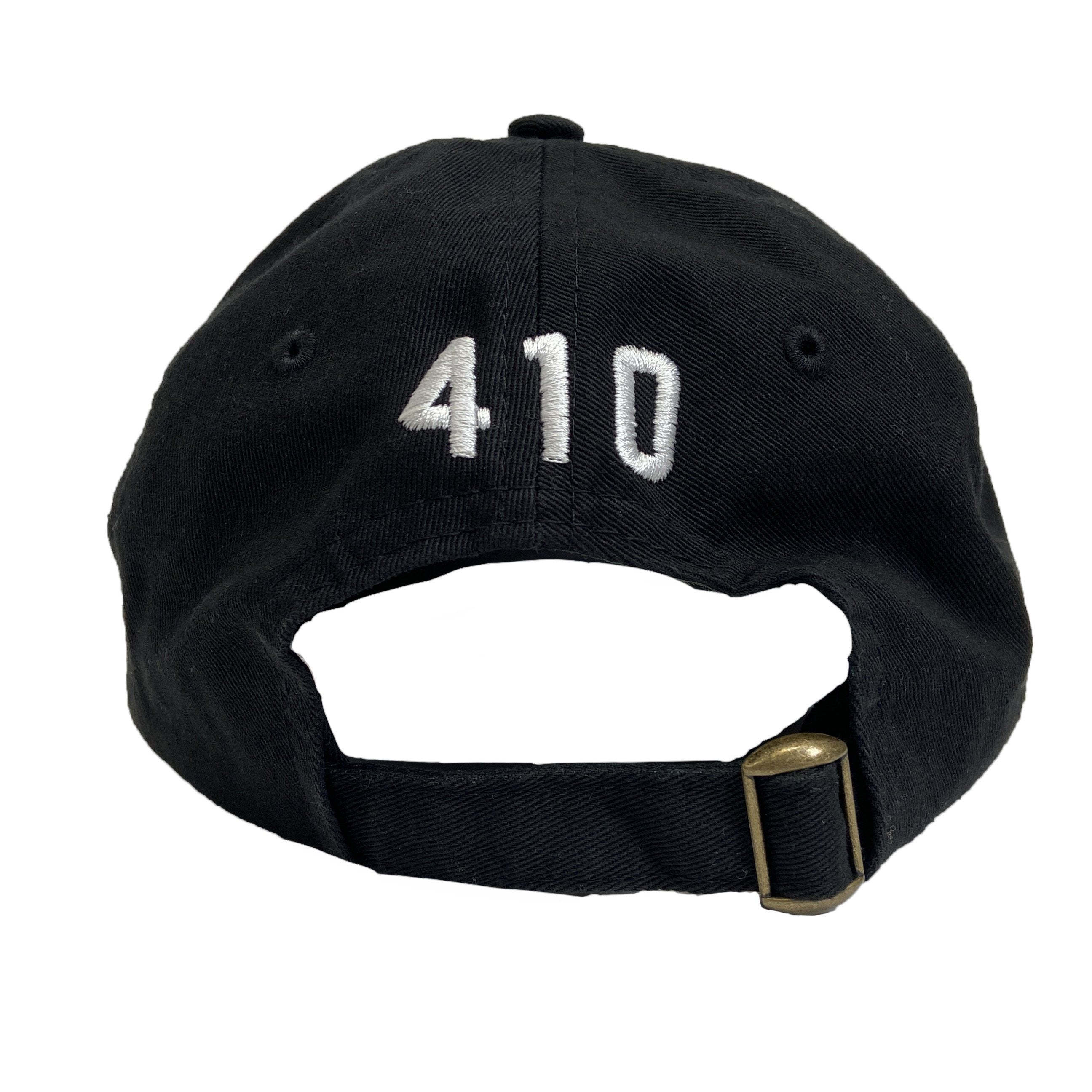 Baltimore Skyline - 410 (Black) / Baseball Hat - Route One Apparel