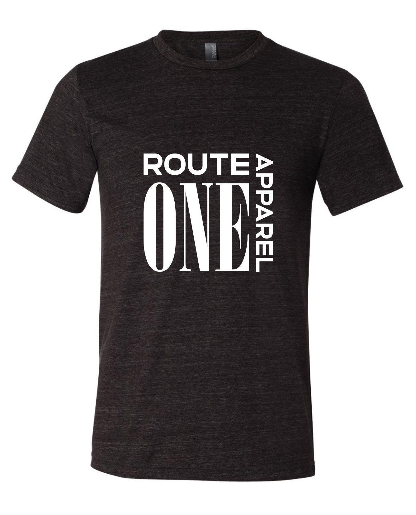 Route One Apparel Route One Apparel Box Logo (Black Heather) / Shirt