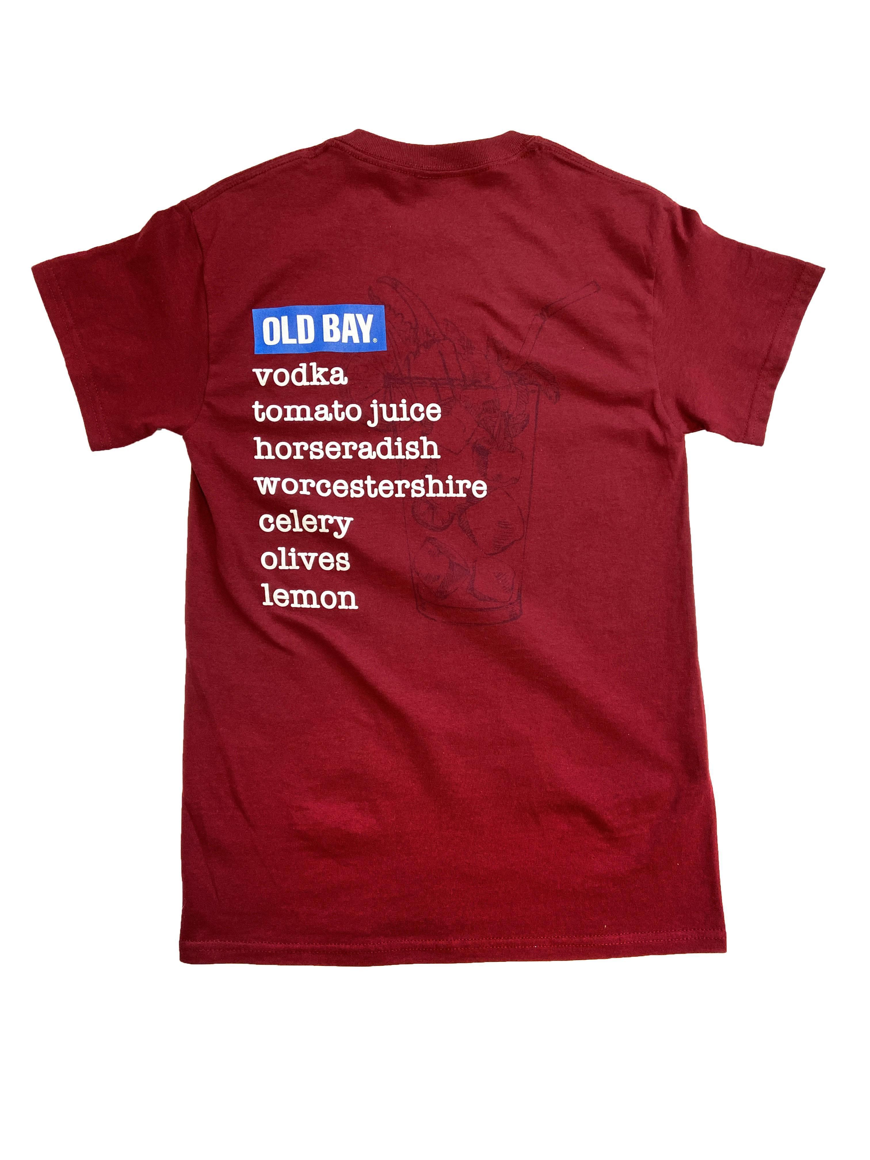 Old Bay Bloody Mary Mix (Garnet) / Shirt - Route One Apparel