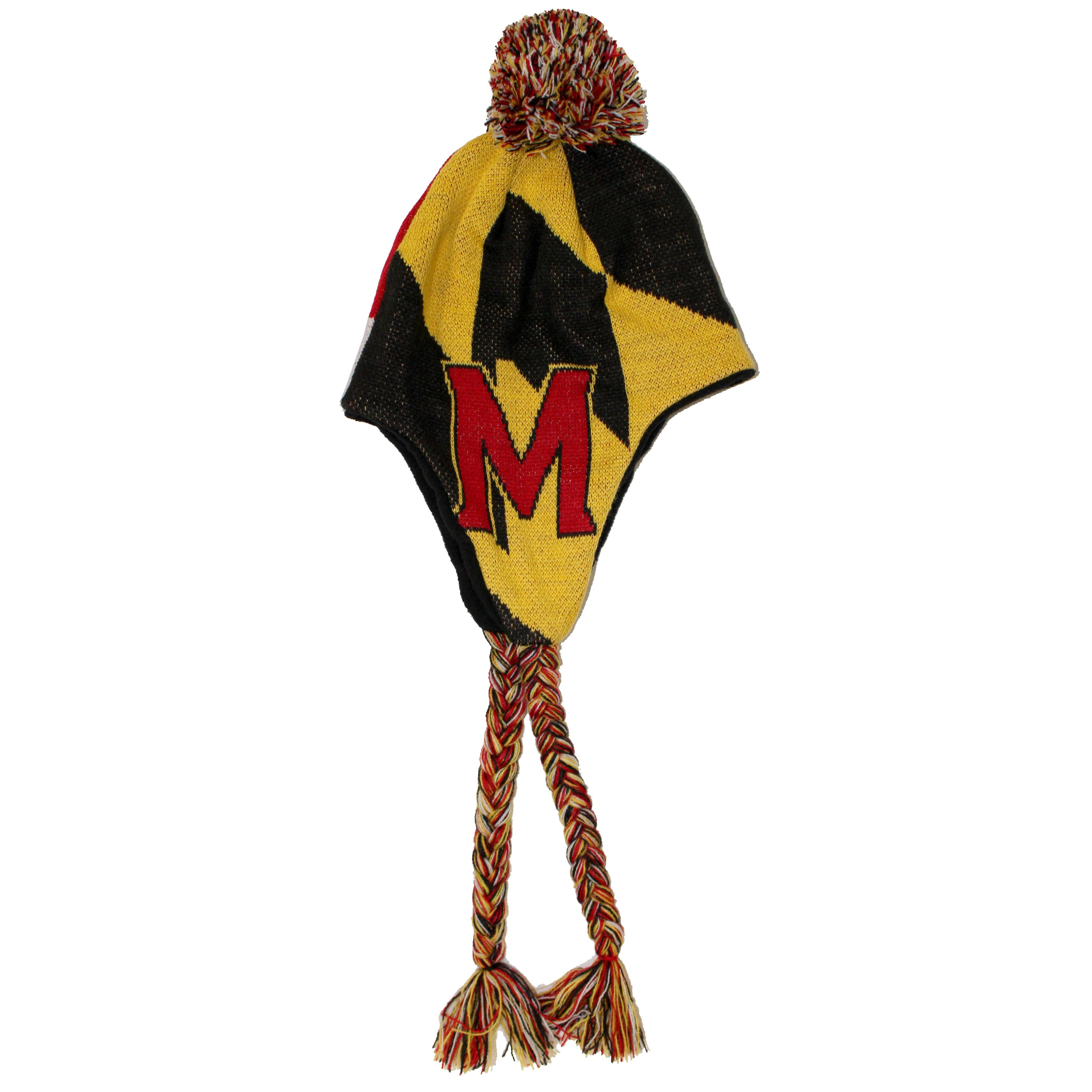 UMD & Maryland Flag / Ski Hat - Route One Apparel