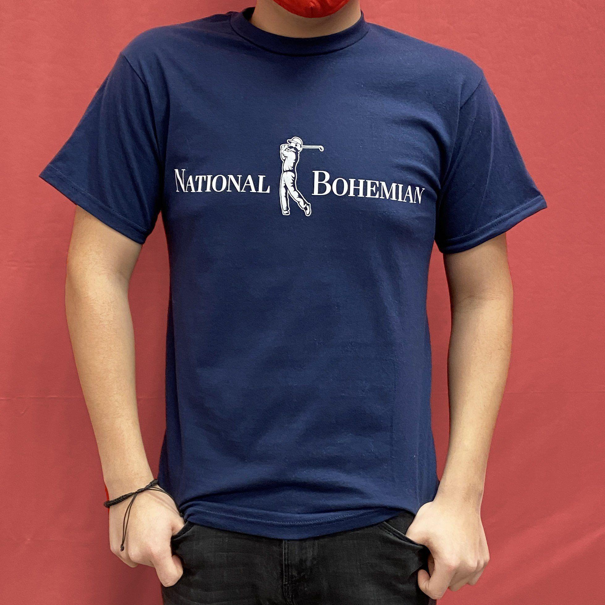 National Bohemian Golf (Navy) / Shirt - Route One Apparel