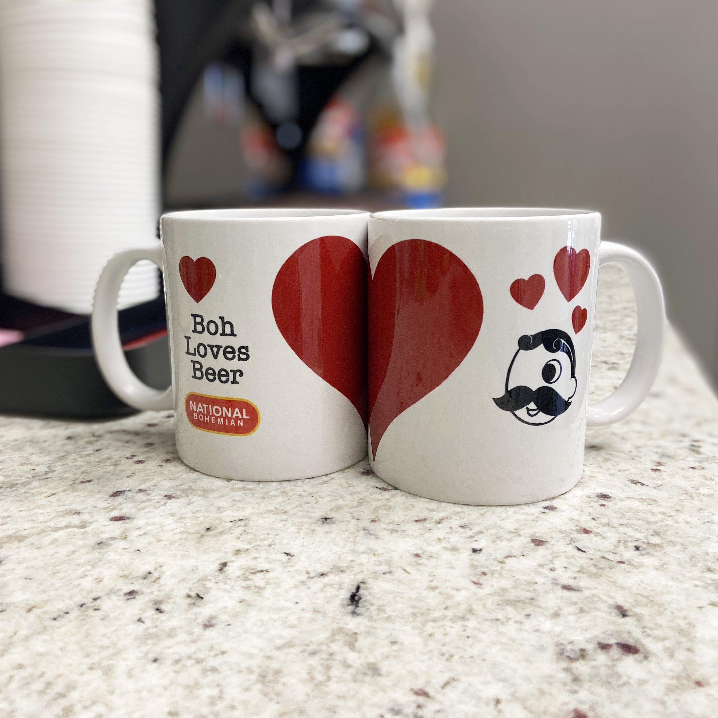 Boh Loves Beer (White) / Mug - Route One Apparel