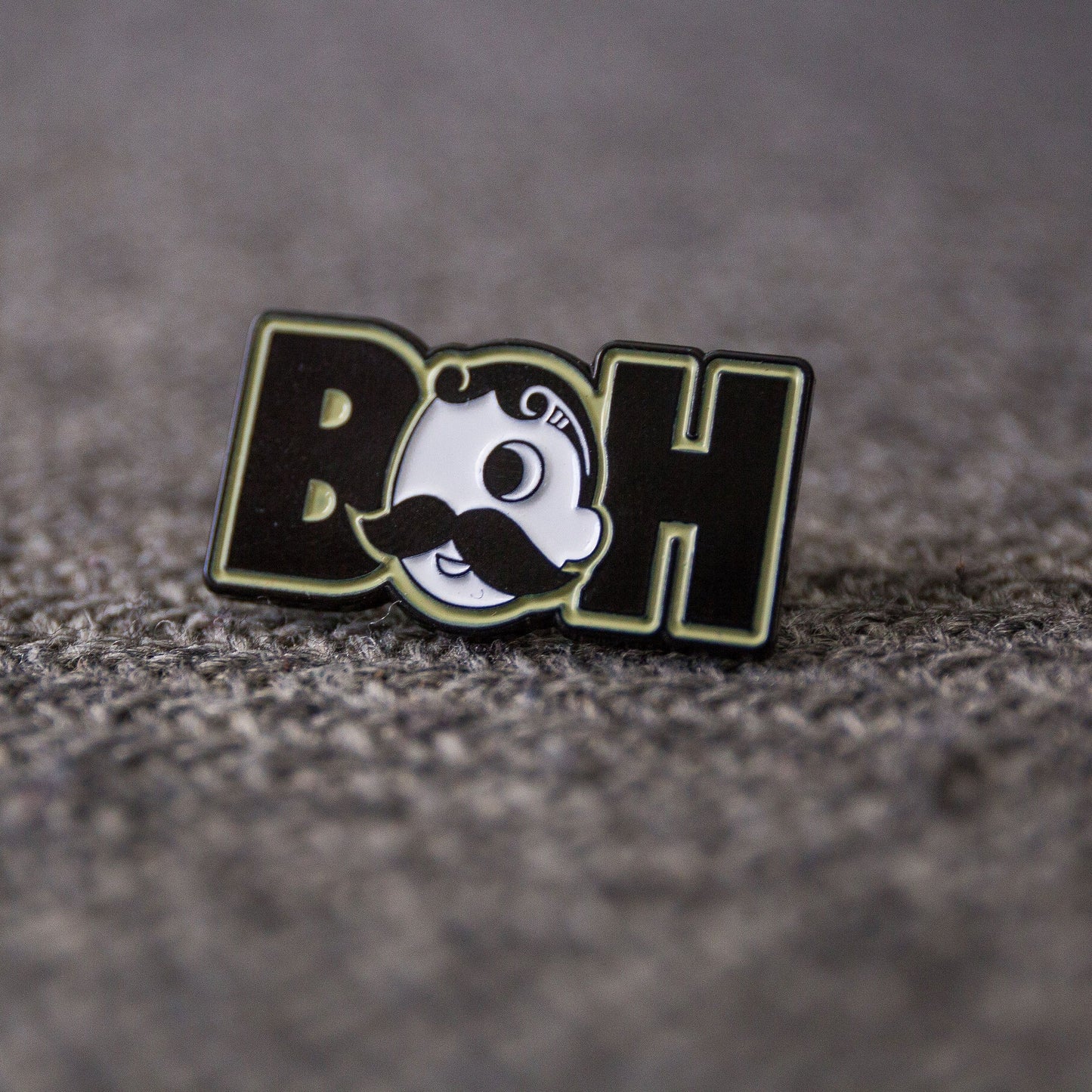 Basic Boh Logo Text / Pin - Route One Apparel