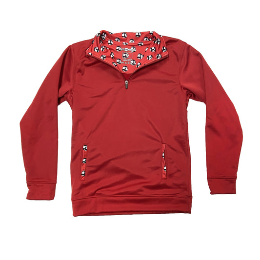 Natty Boh Logo Trim (Red) / Pullover - Route One Apparel