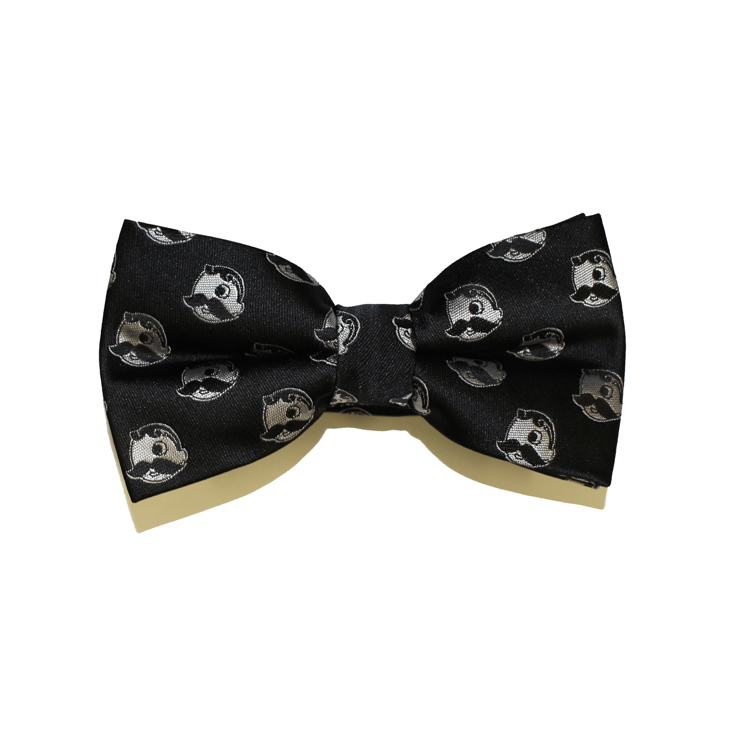 Embroidered Natty Boh Logo Pattern (Black) / Pre-Tied Bowtie - Route One Apparel