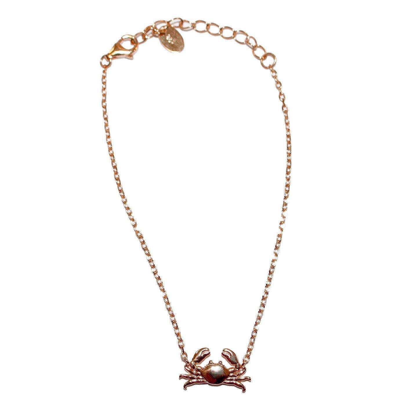 Maryland Blue Crab (Sterling Silver w/ 14K Rose Gold Vermeil) / Bracelet - Route One Apparel