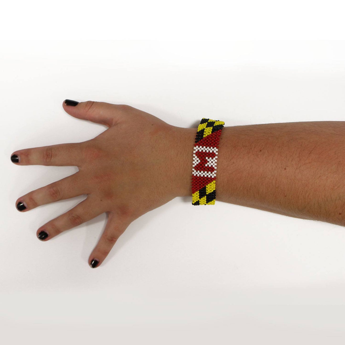 Maryland Flag / Bead Bracelet - Route One Apparel
