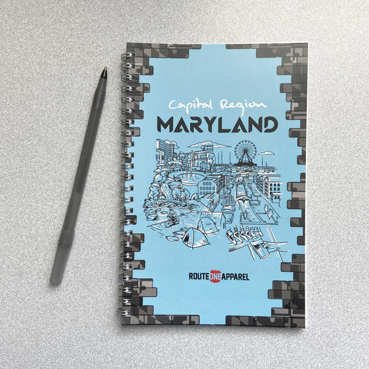 Capital Region Maryland  / Spiral Notebook - Route One Apparel