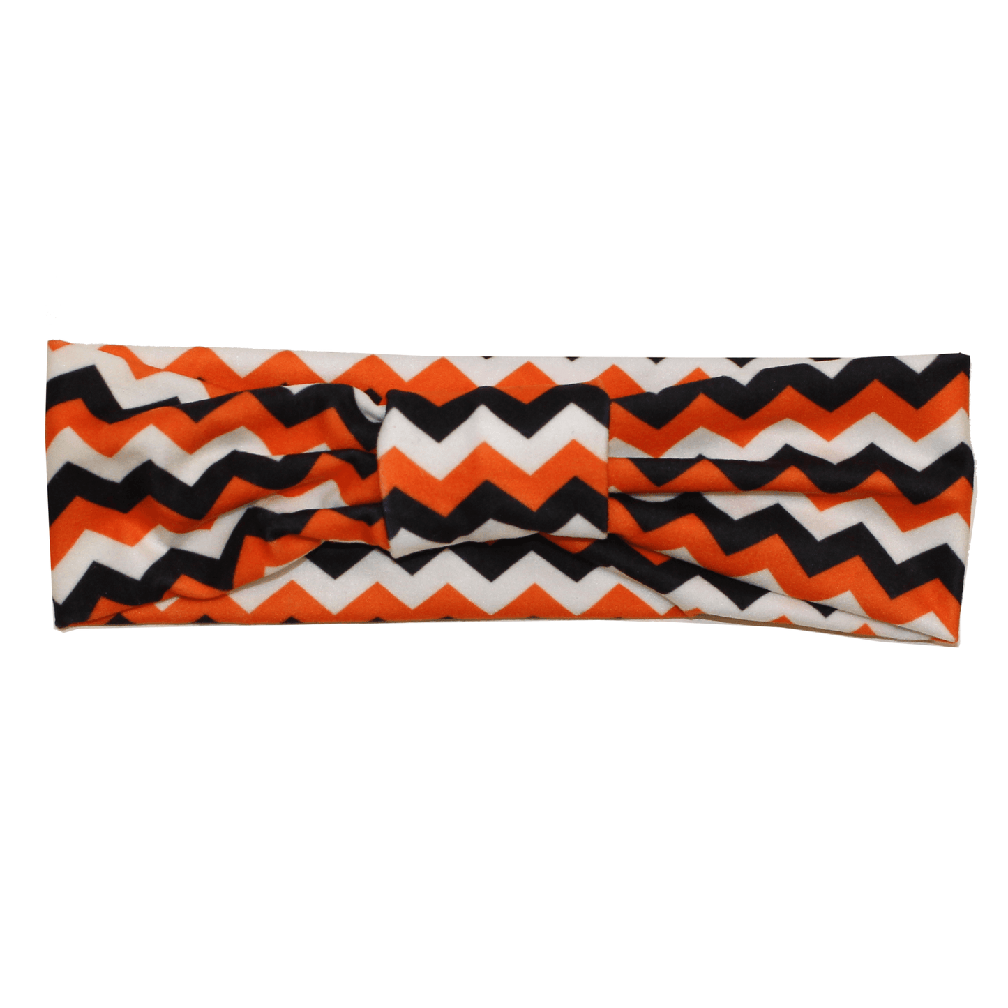Chevron (Black, Orange & White) / Headband - Route One Apparel