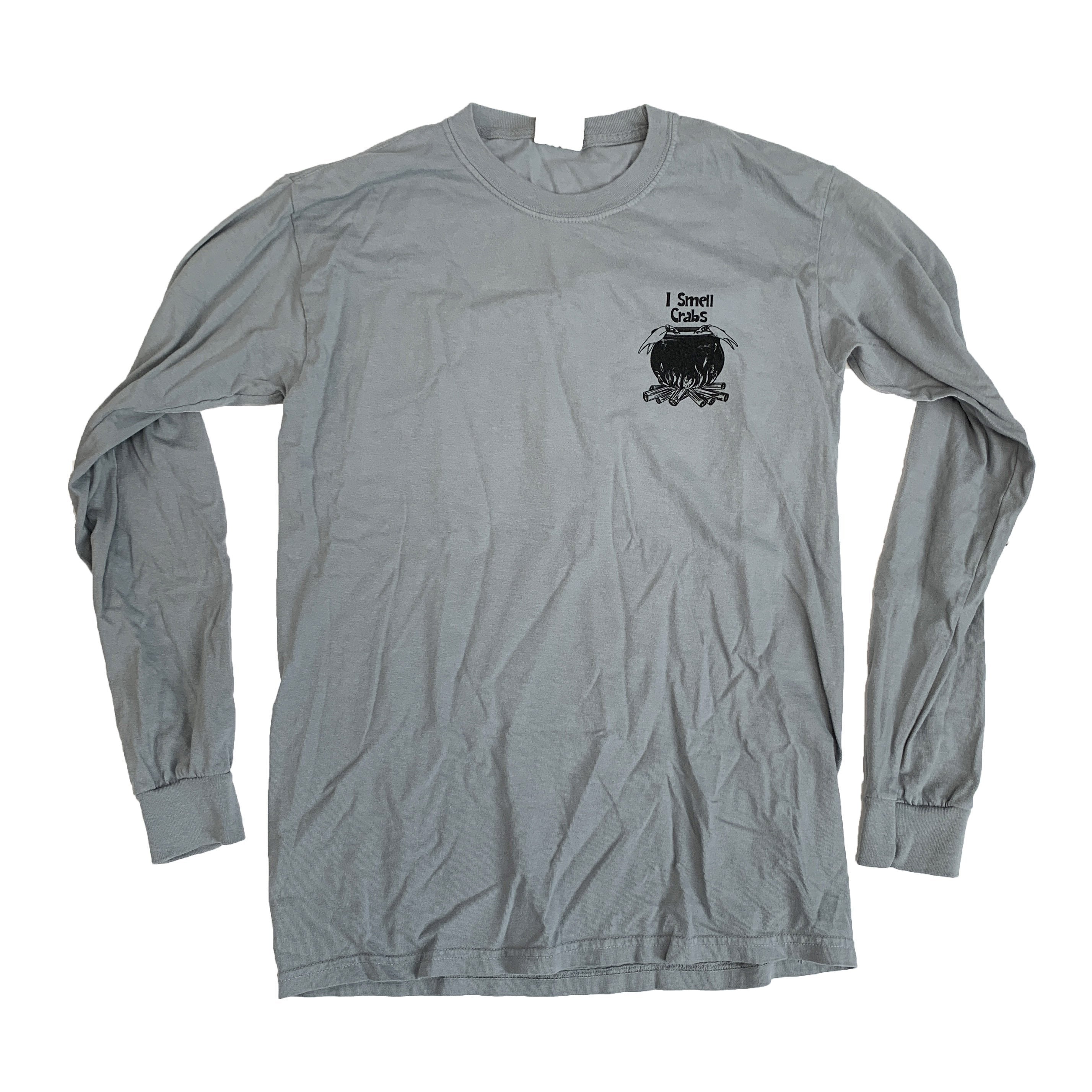 I Smell Crabs (Granite) / Long Sleeve Shirt - Route One Apparel