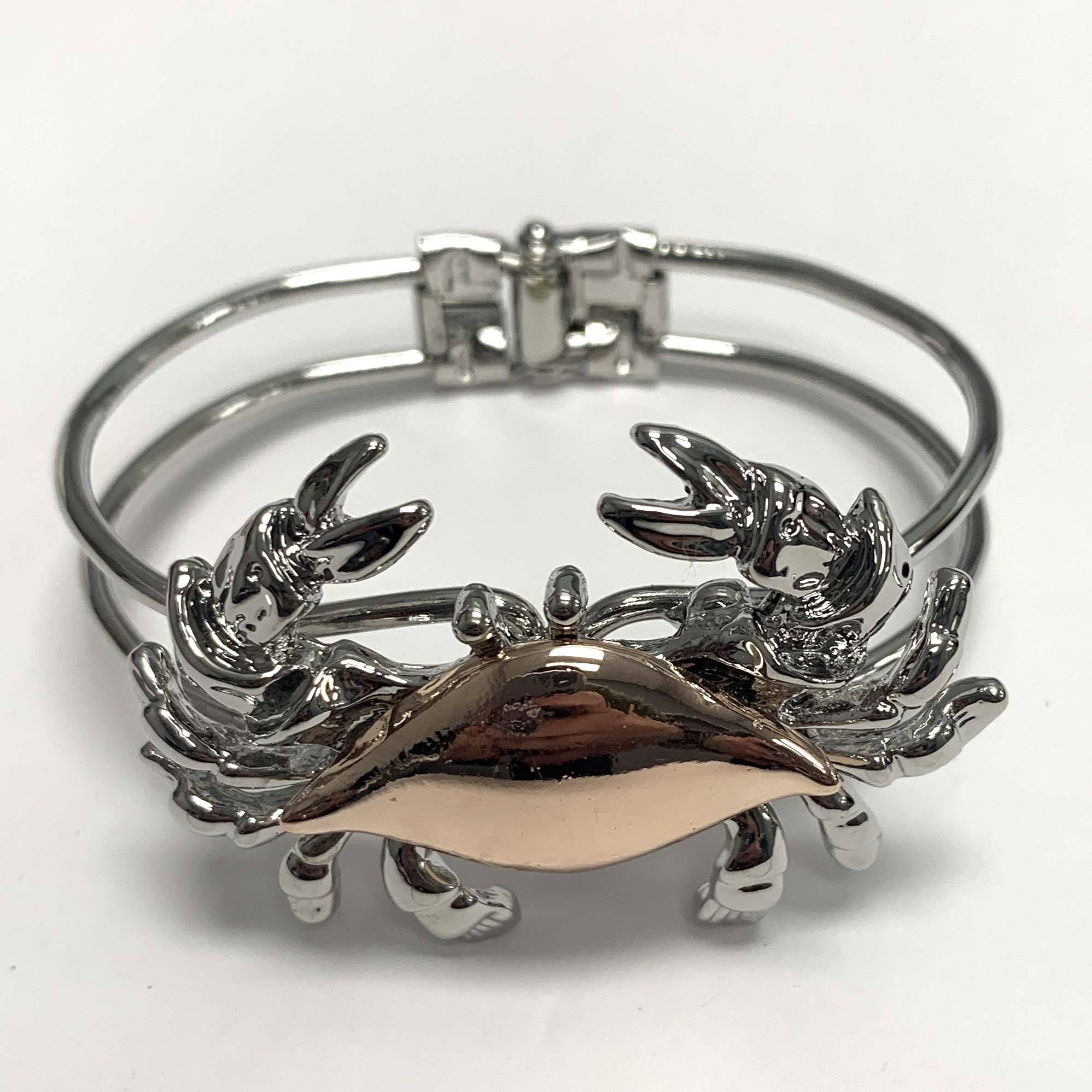 Crab (Copper Plated) / Cuff Bracelet - Route One Apparel