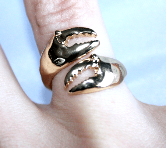 Crab Claw (Gold) / Ring - Route One Apparel