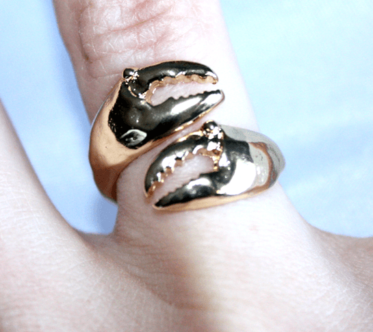Crab Claw (Matted Gold) / Ring - Route One Apparel