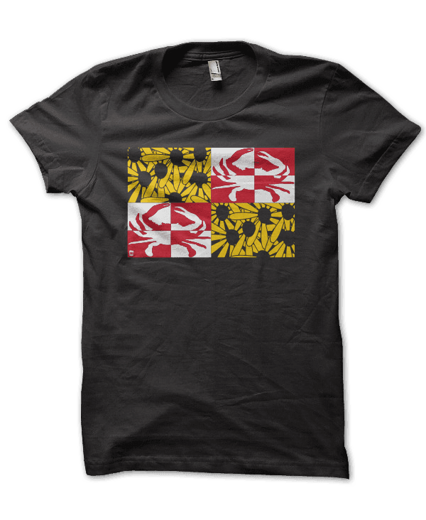 Crabby Susan Maryland (Black) / Shirt - Route One Apparel