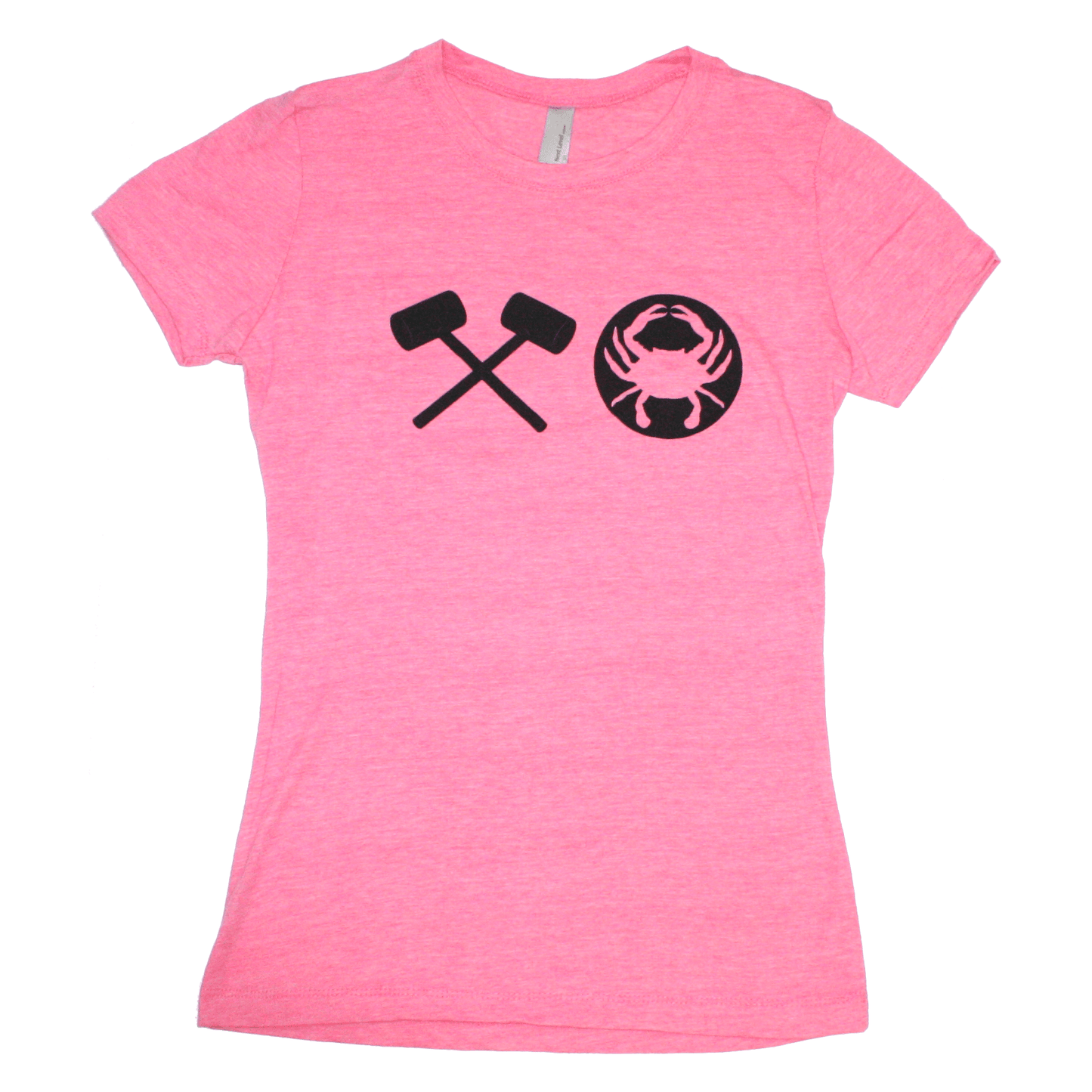 Crabby XO (Pink) / Ladies Shirt - Route One Apparel