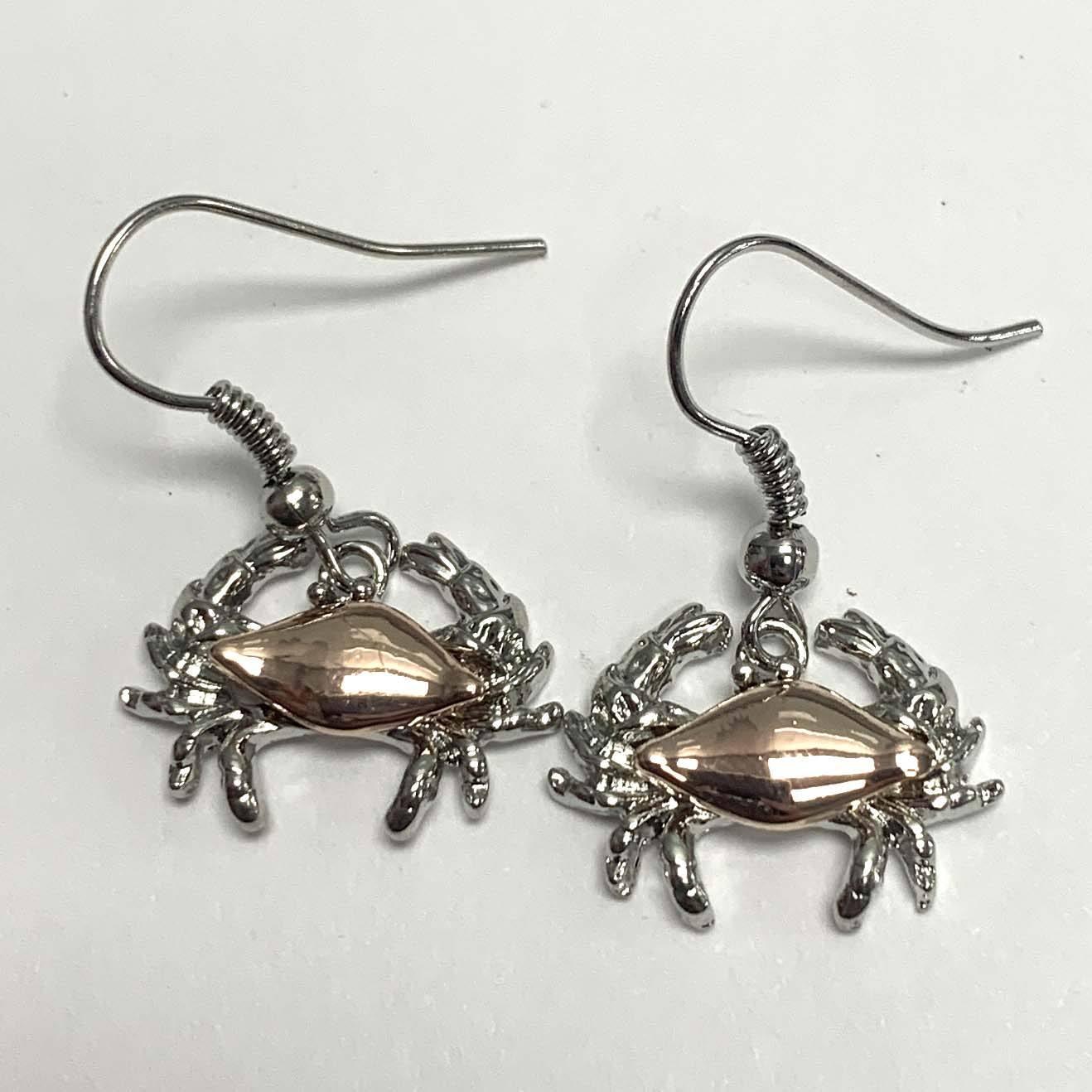 Crab / Dangle Earrings - Route One Apparel