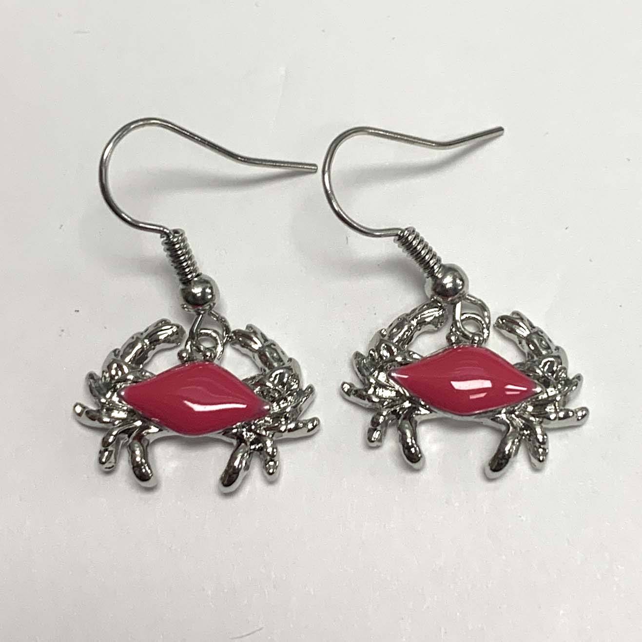 Crab / Dangle Earrings - Route One Apparel