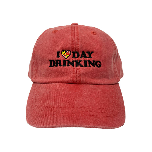 I Heart Day Drinking (Vintage Red) / Baseball Hat - Route One Apparel
