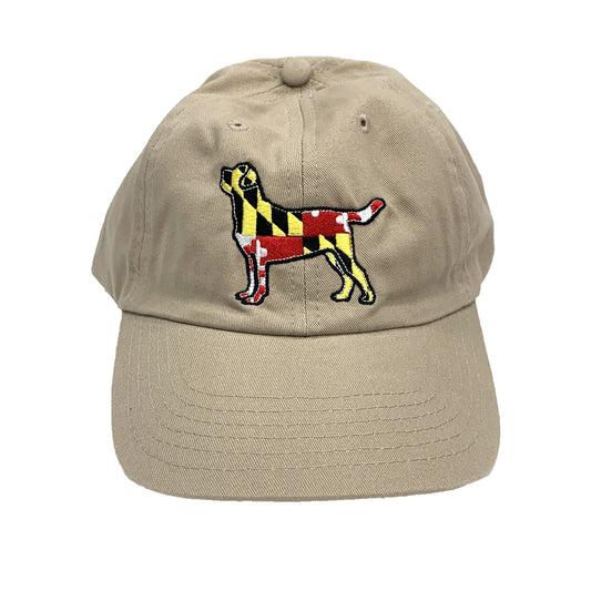 Maryland State Outline (Cardinal) / Baseball Hat