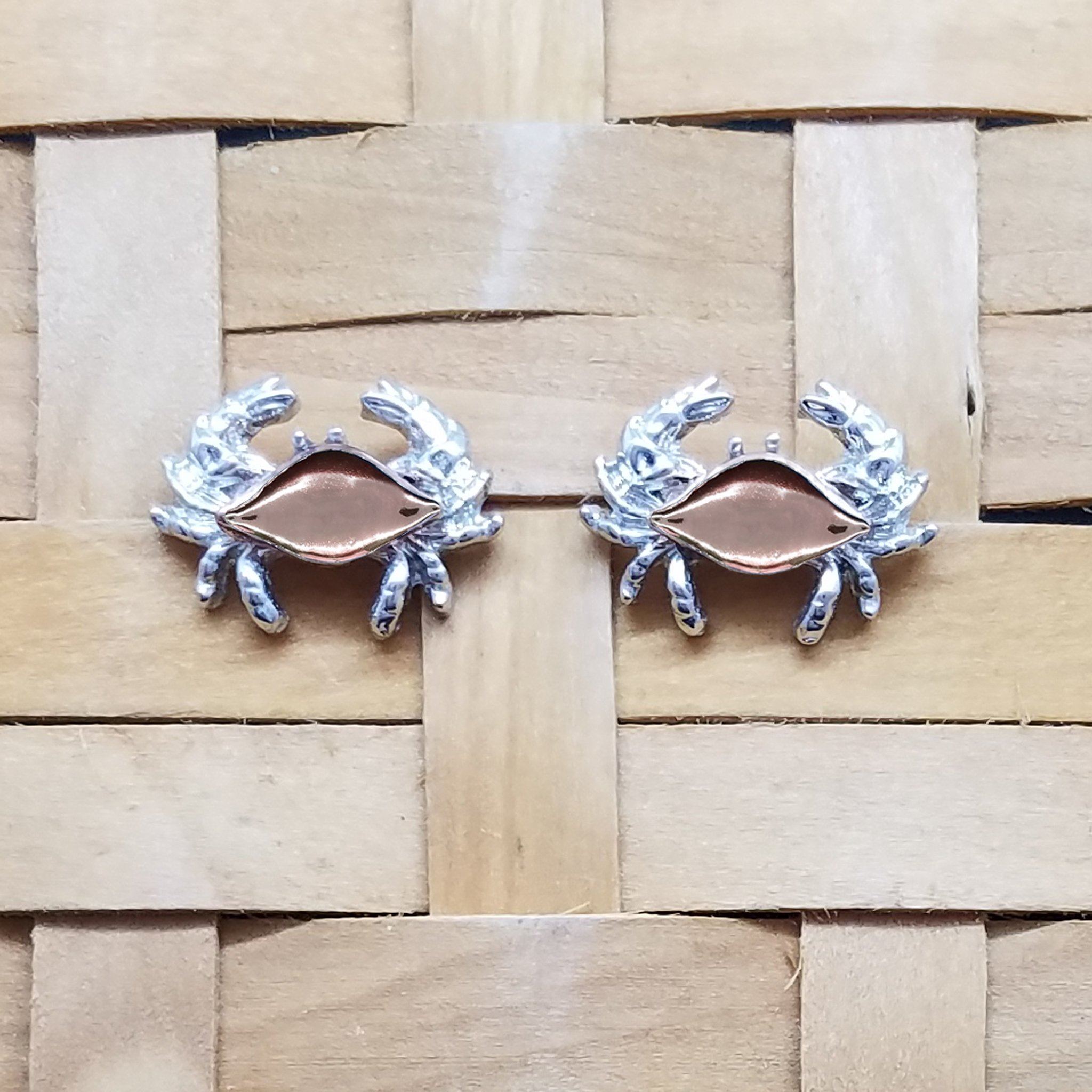 Crab / Post Earrings - Route One Apparel