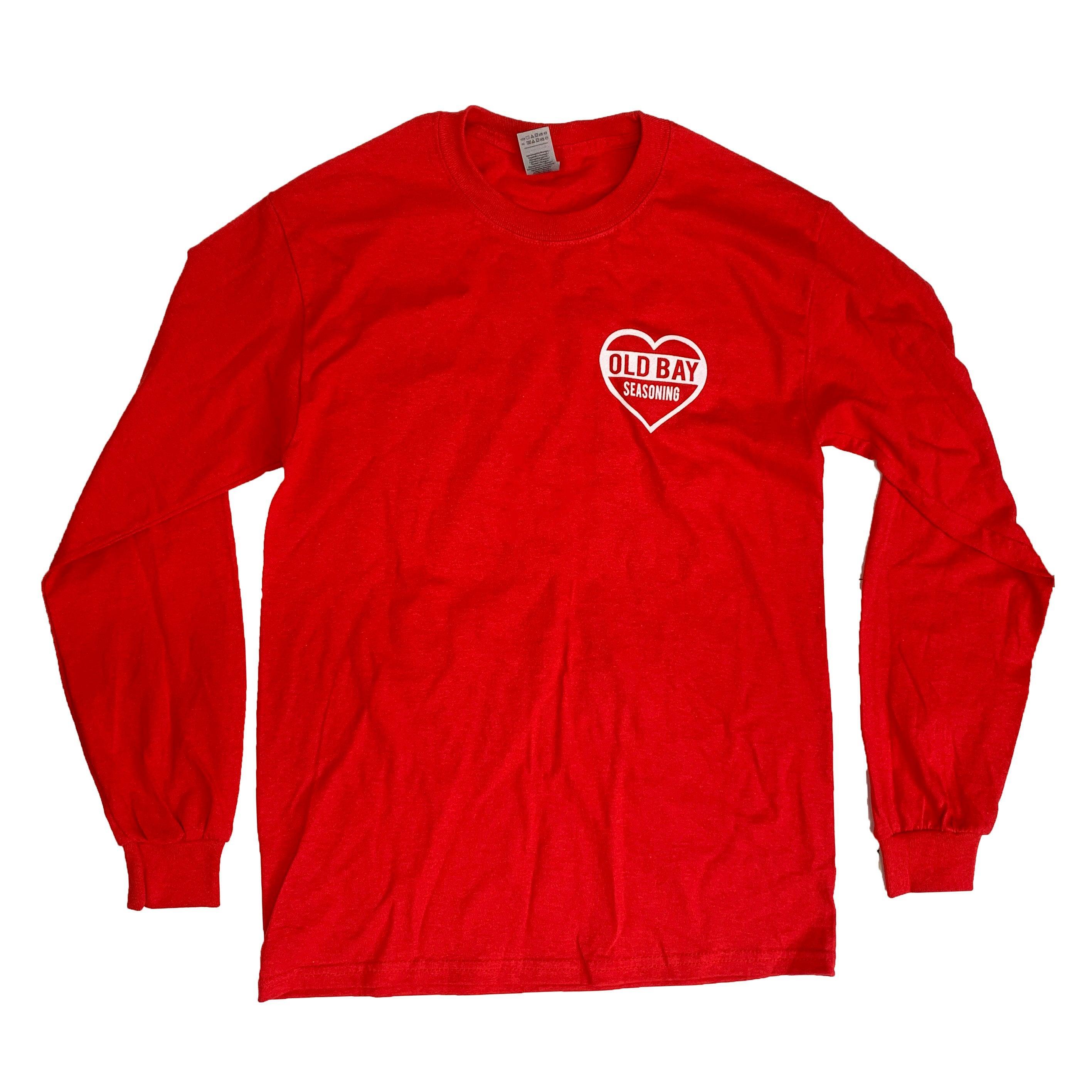 Old Bay Is My Favorite Season (Red) / Long Sleeve Shirt - Route One Apparel